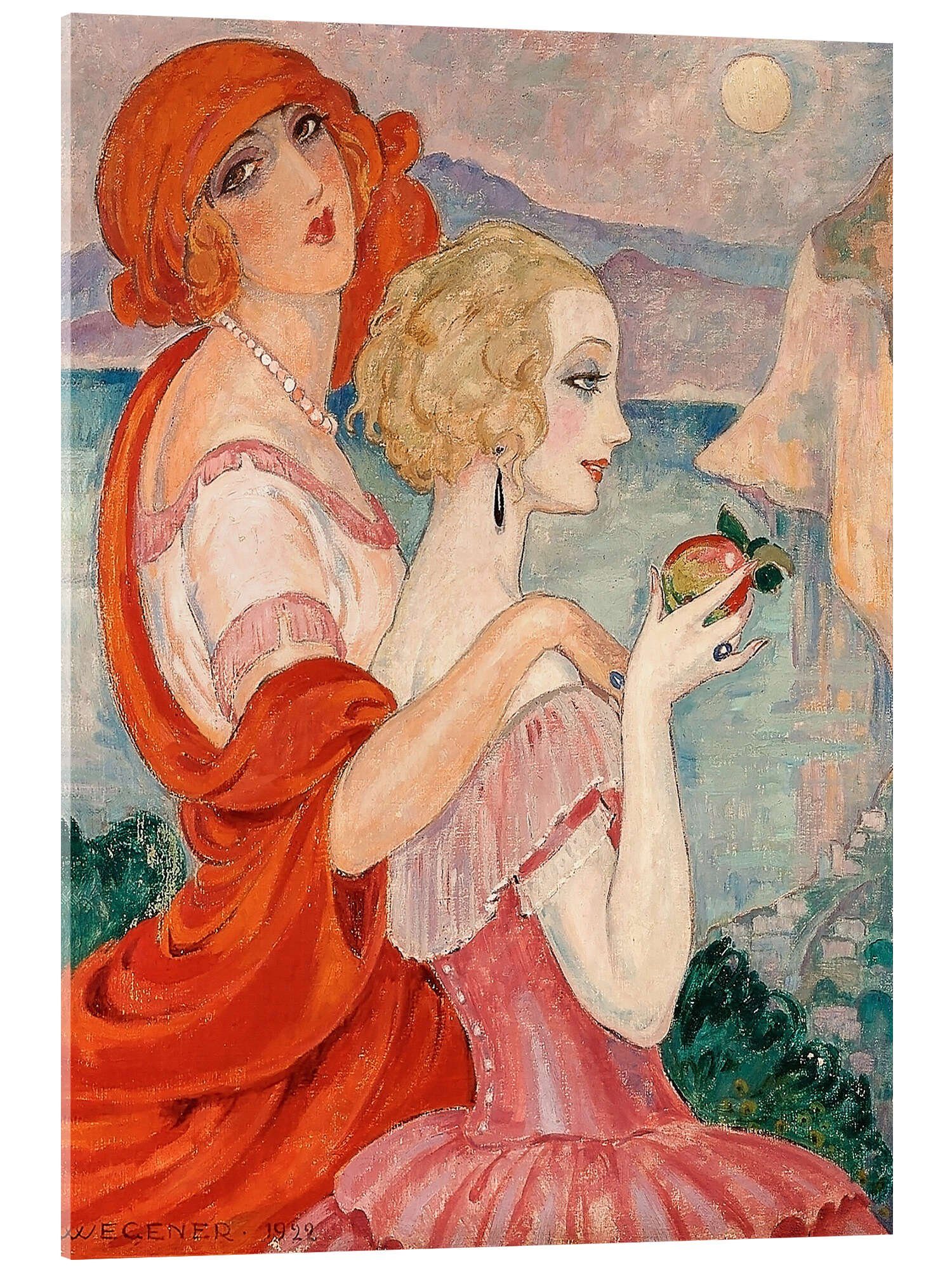 Wandbild Auf dem Weg nach Anacapri