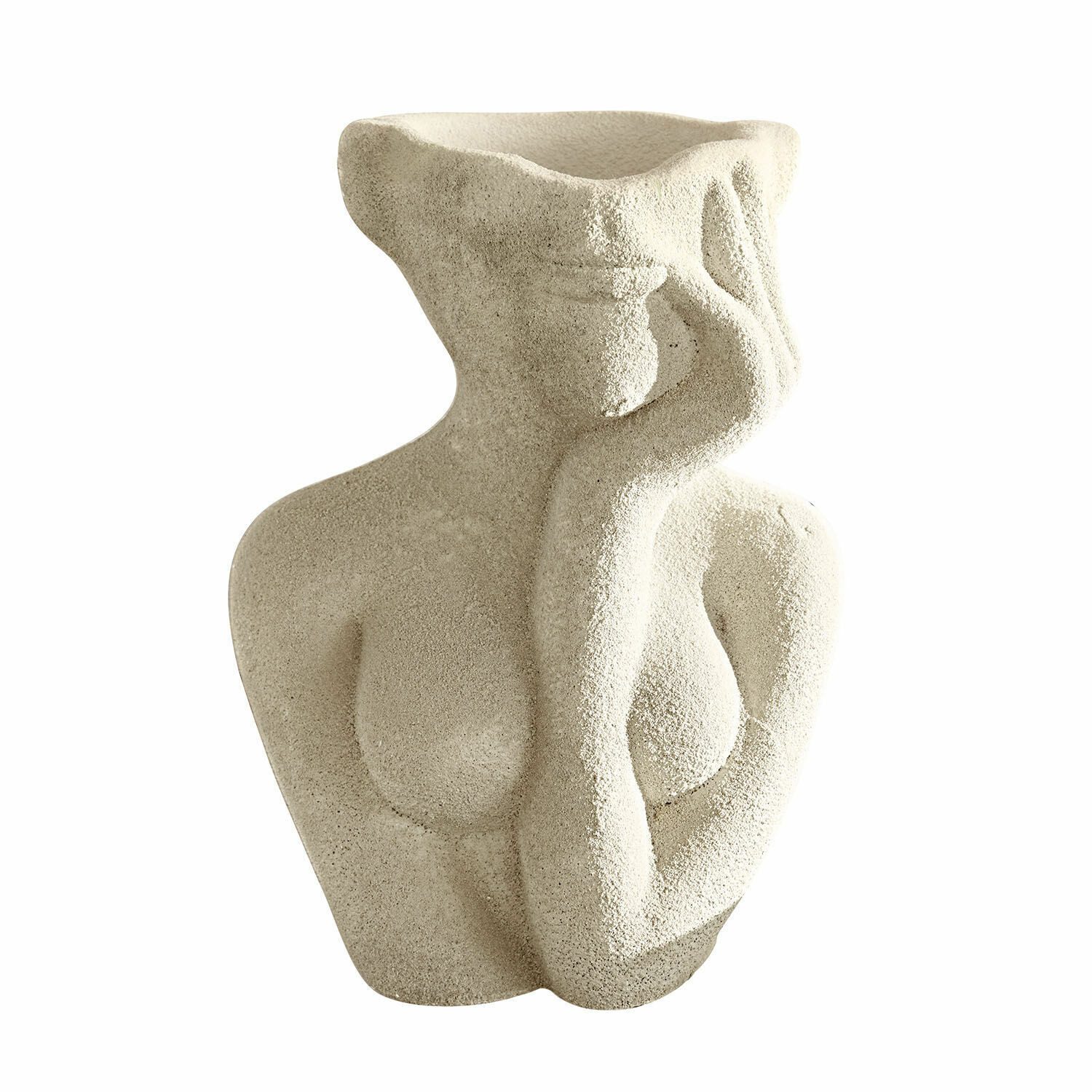 Mirabeau Tischvase Vase Jasim creme