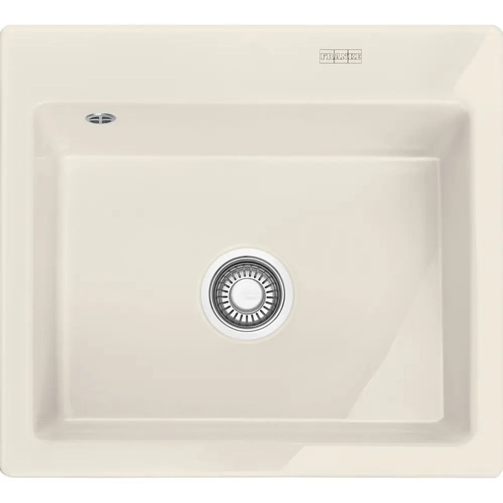 FRANKE Küchenspüle Franke Mythos MTK 610-58 Keramik Magnolie Küchenspüle, Eckig