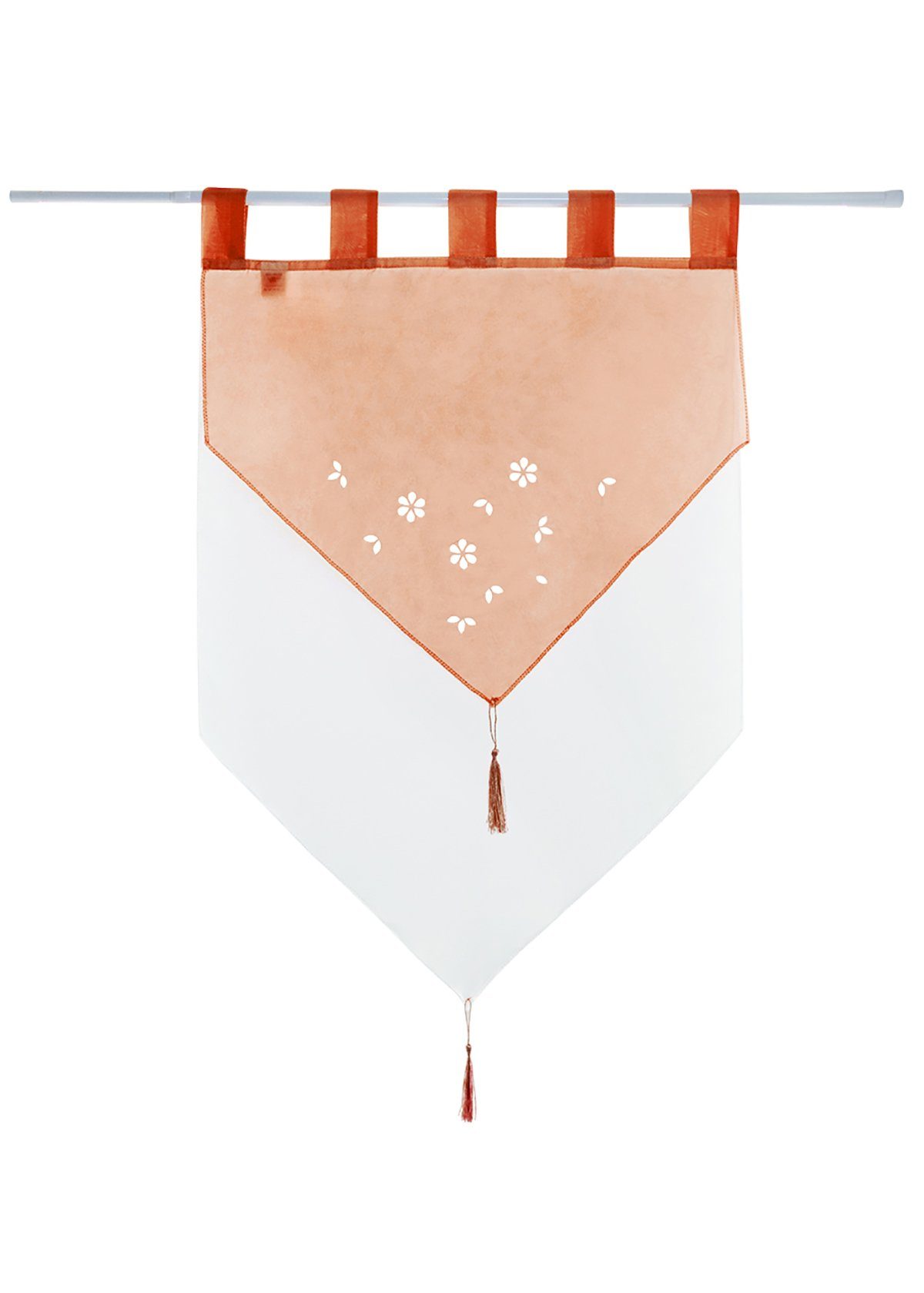 Gardinenbox Scheibengardine (1 St), Schlaufen, transparent, Voile, Zweilagi günstig online kaufen