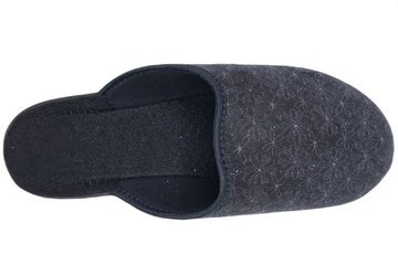 PADERO Damen Pantolette Hausschuh für breite Füße