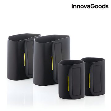 InnovaGoods Schweißband InnovaGoods Schweißbänder mit Saunaeffekt für Arme und Beine (4er P