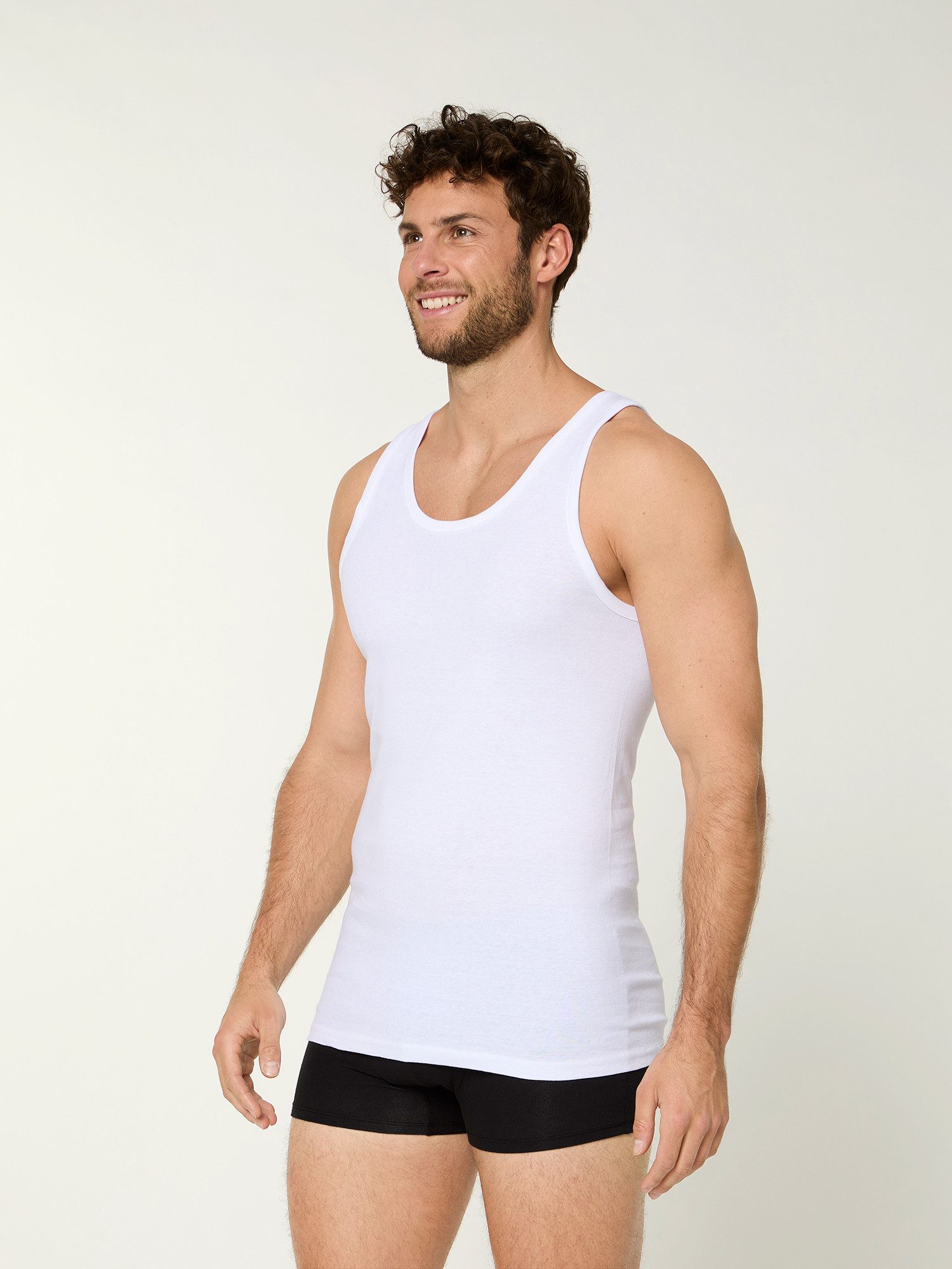 Nur Die Unterhemd Basic Alltag Tanktop (4-St) Männer Multipack Mehrpack günstig online kaufen