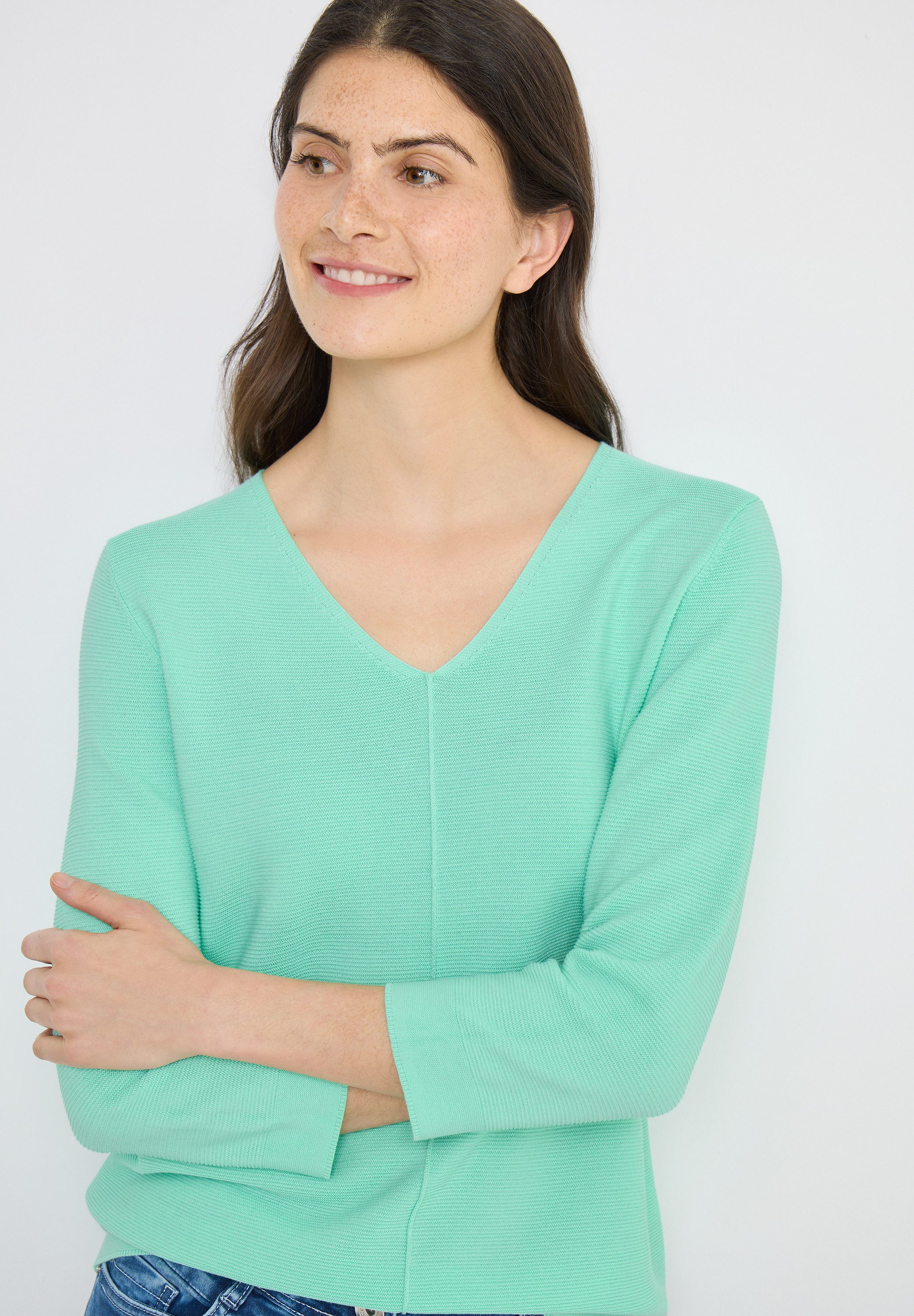 CECIL Strickpullover im soften Baumwoll-Mix