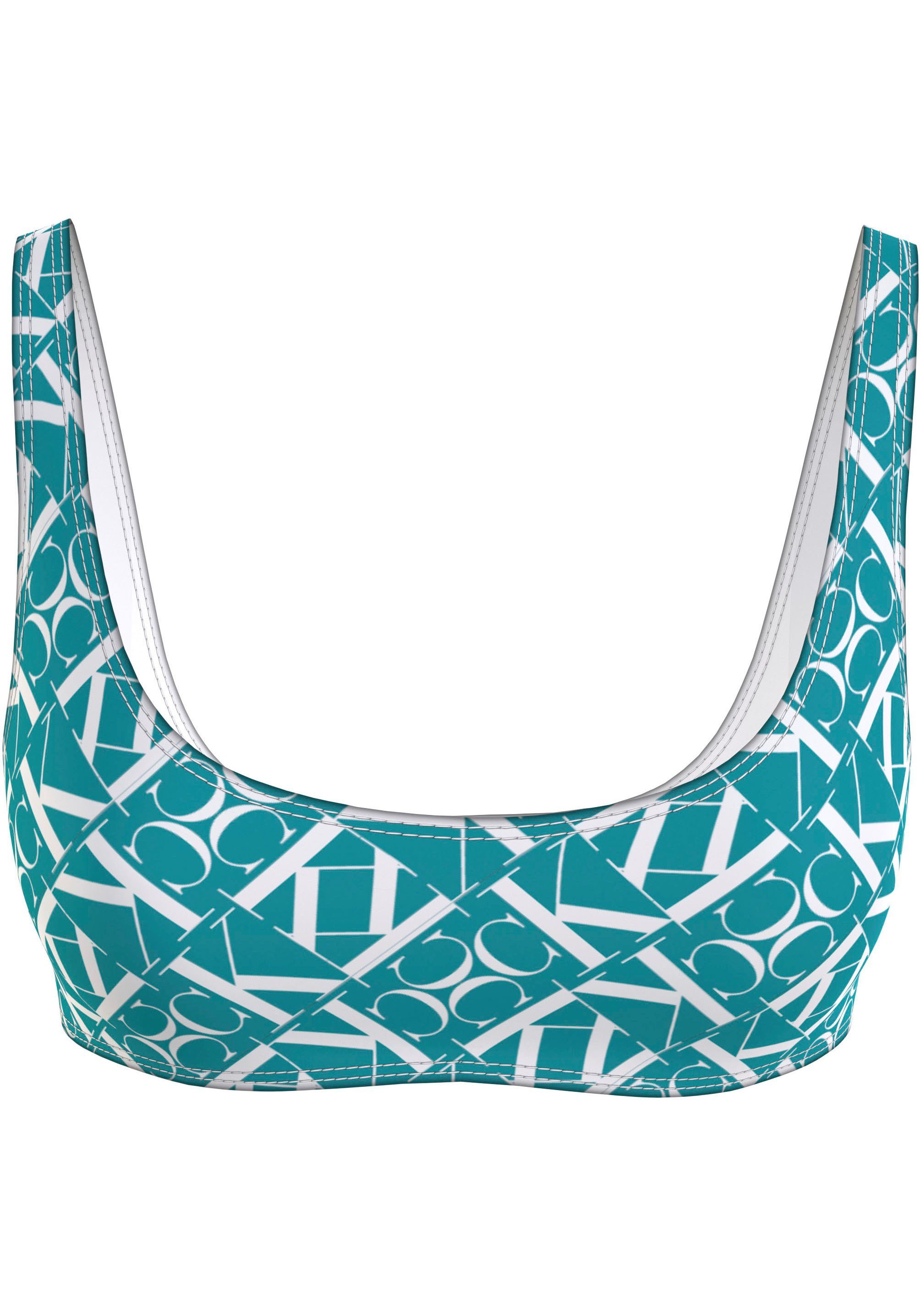 Calvin Klein Swimwear Bandeau-Bikini-Top BRALETTE-RP-PRINT, mit günstig online kaufen