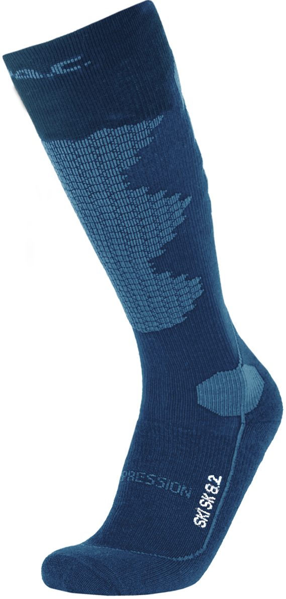 P.A.C. Skisocken PAC SK 8.2 Merino Compression Men NAVY-BLUE