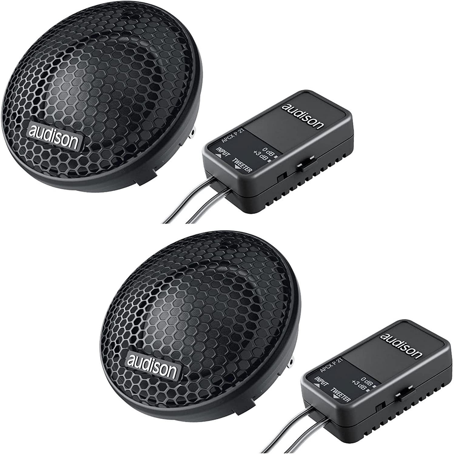 Audison AP 1P Hochtöner mit Frequenzweiche Paar Auto-Lautsprecher (cm)