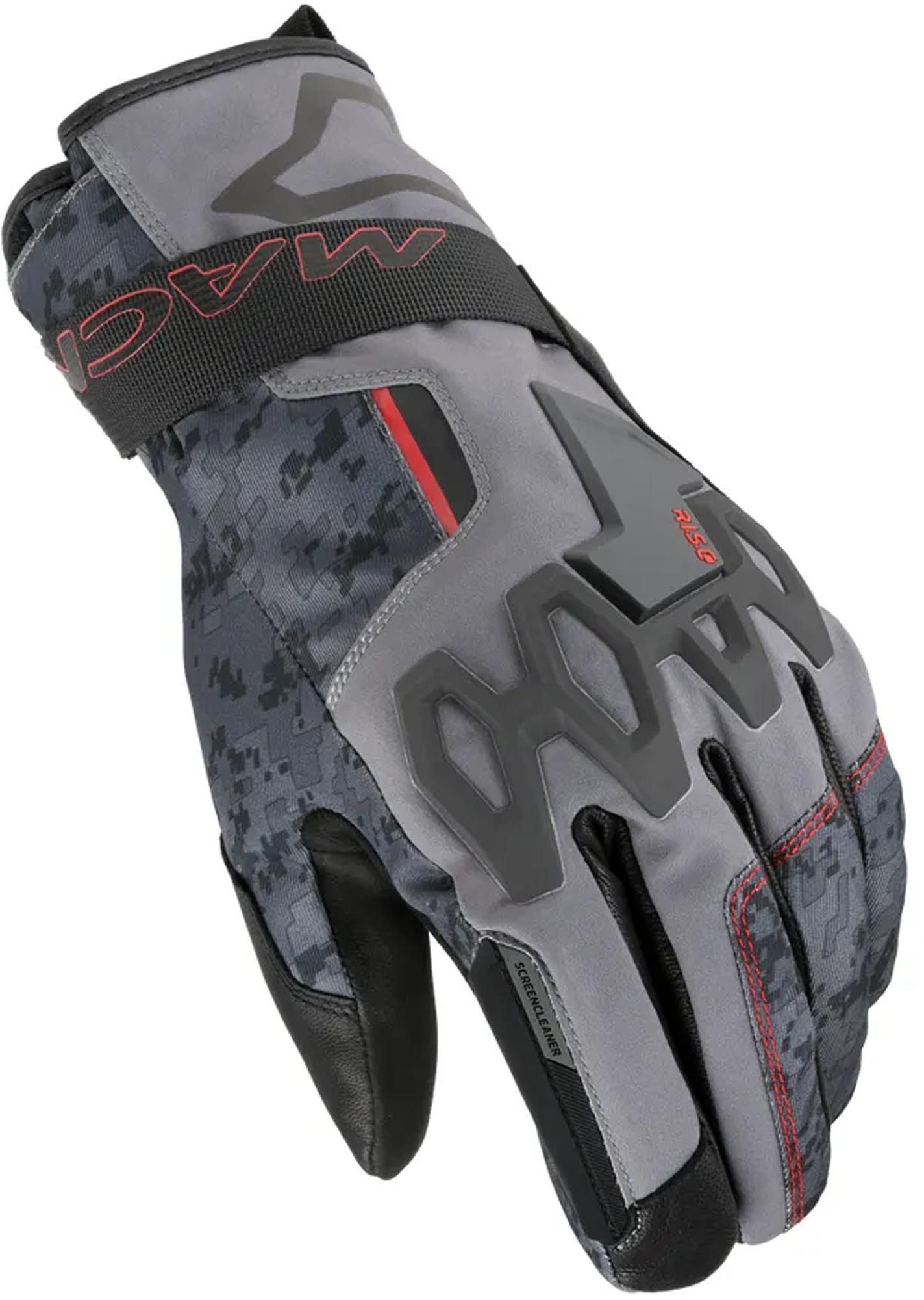 Macna Motorradhandschuhe Arcalon RTX wasserdichte Winter Motorrad Handschuhe gefüttert,Touchscreenbedienung möglich,mit Visierwischer,wasserdi
