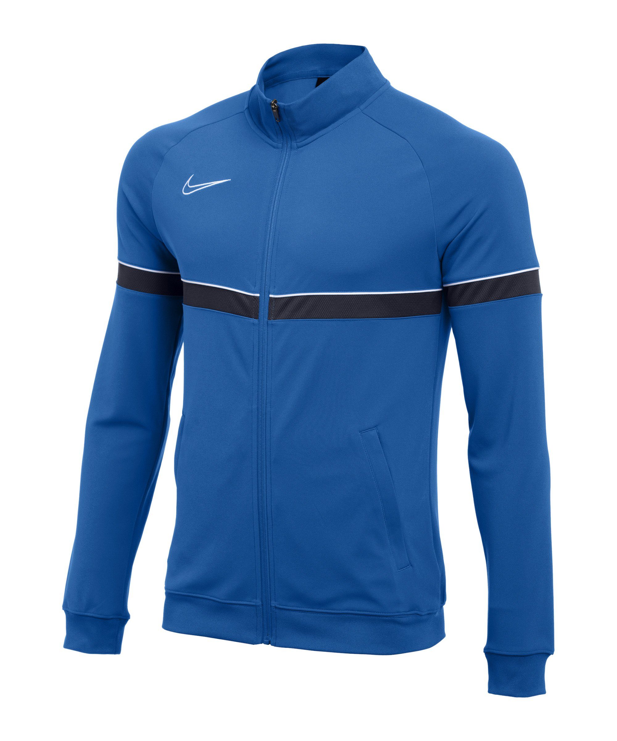 21 Trainingsjacke Knit Nike Sweatjacke blauweissschwarz Academy