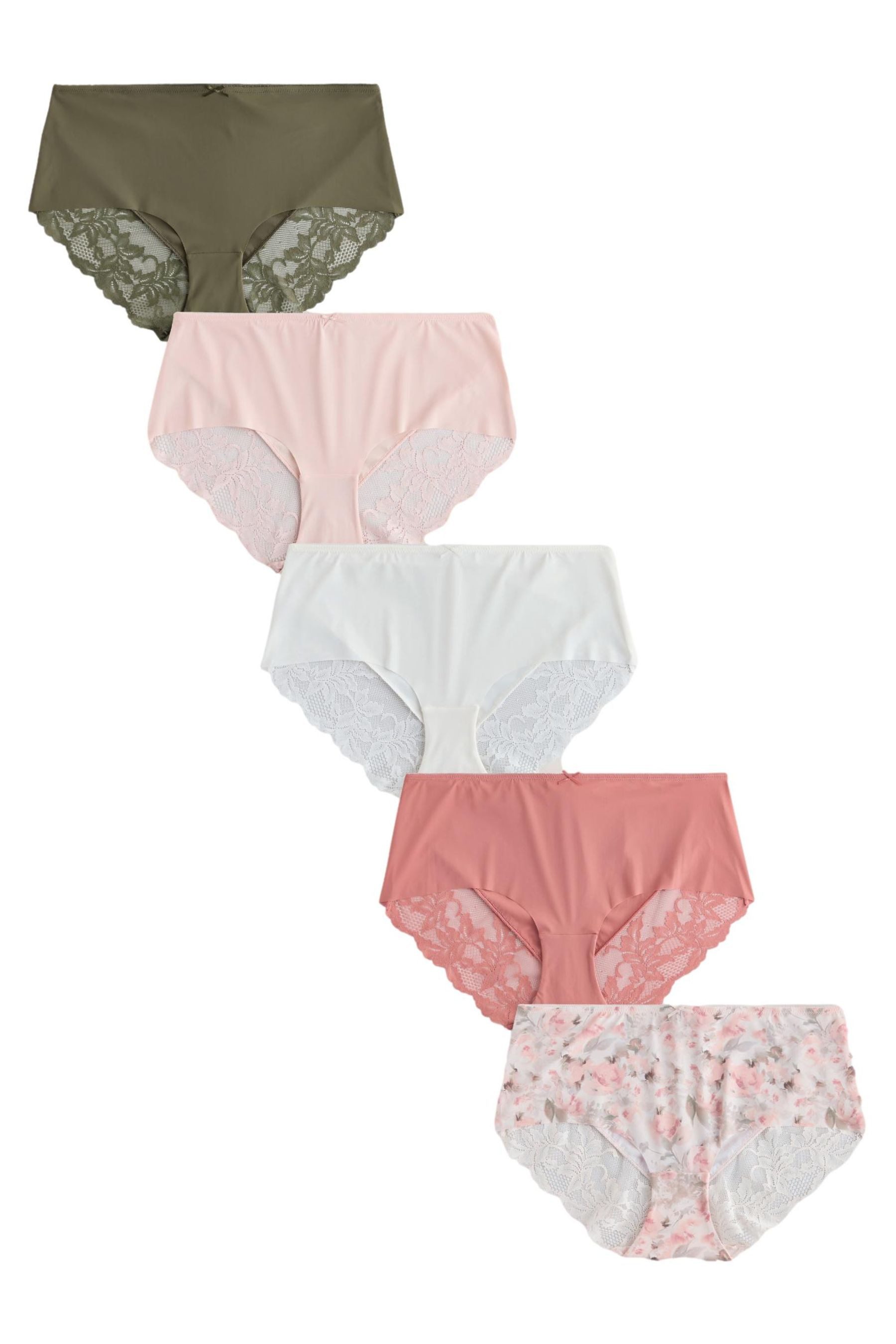 Floral/White/Pink/Green