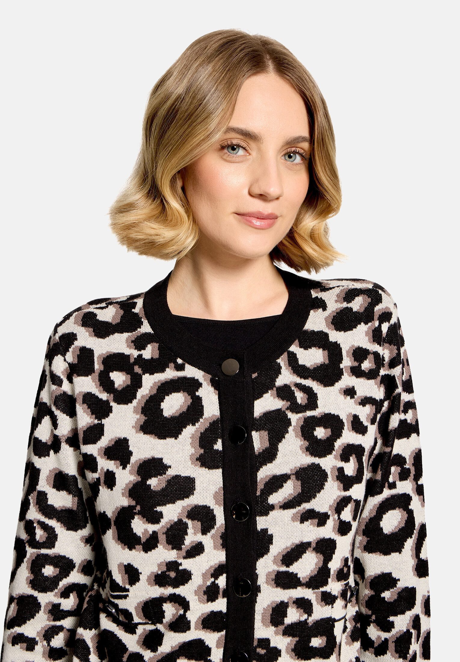 Betty Barclay Strickjacke Damen mit Jacquard (1-tlg)