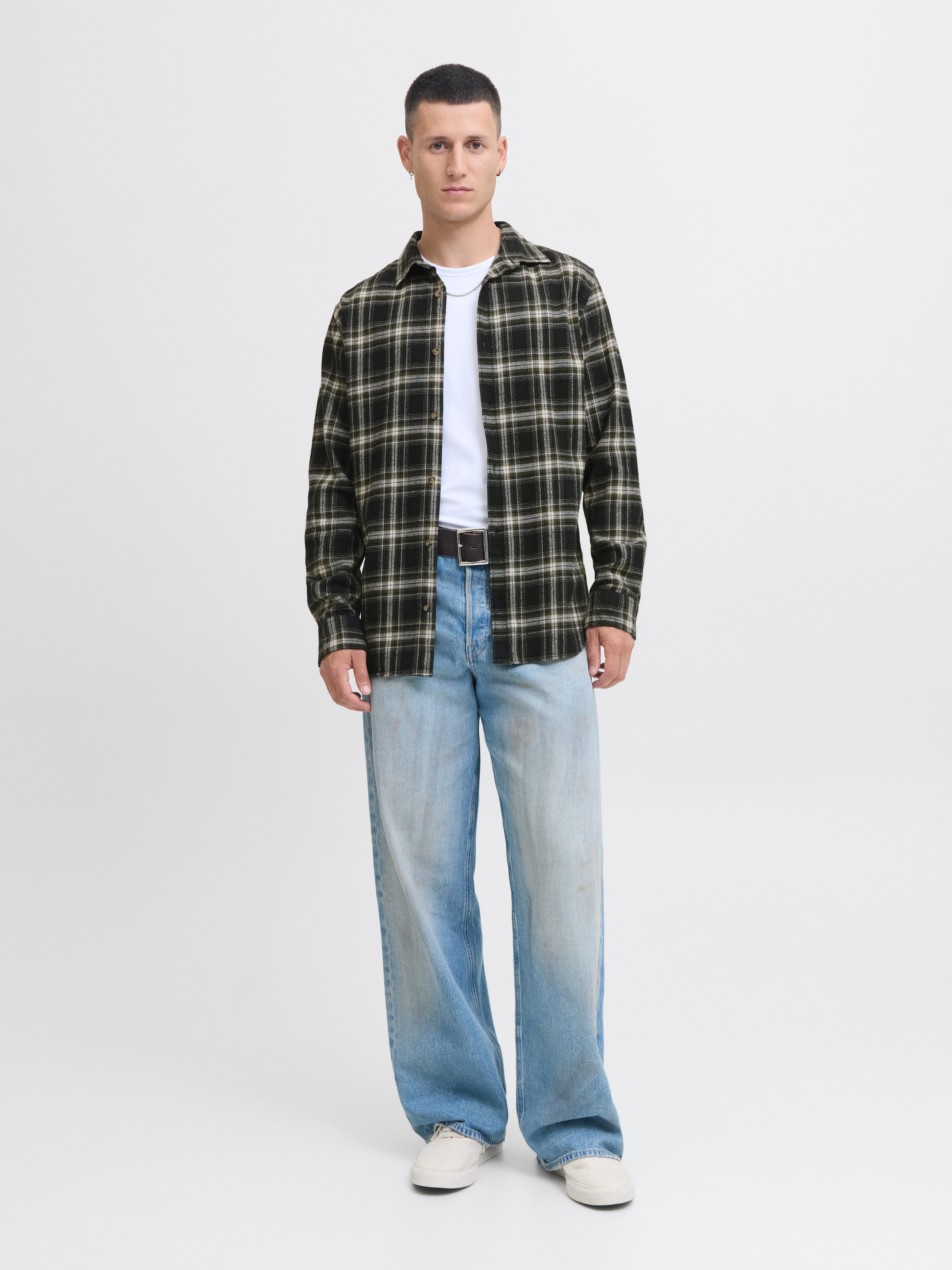 Jack & Jones Langarmhemd JJJOSHUA CHECK SHIRT LS – Bild 5 von 5