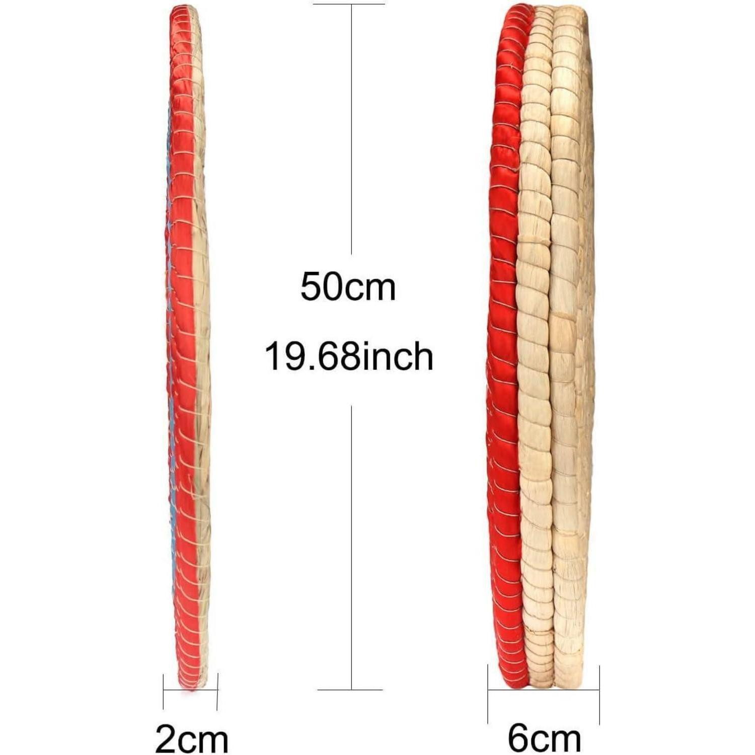 LuxusKollektion Zielscheibe Zielscheibe Strohbogenziel Recurvebogen Langbogen 50cm Red 3 Layers