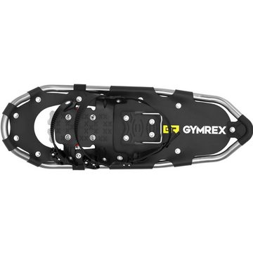 Gymrex Schneeschuhe Schneeschuhe - bis 80kg - Fußlängen: 27 - 37cm - Aluminium/Stahl/HDPE
