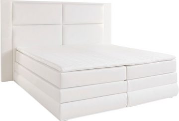 COLLECTION AB Boxspringbett Copenhagen, inklusive Bettkasten, Topper, wahlweise mit LED-Beleuchtung