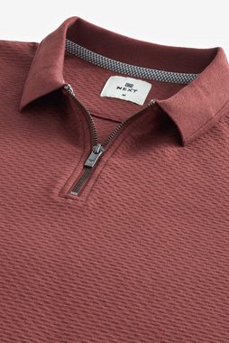 Next Poloshirt Strukturiertes Polo-Shirt (1-tlg)