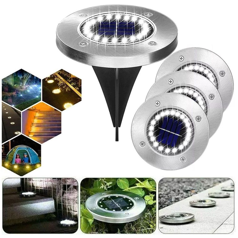 QUBEBU LED Solarleuchte 20 LEDs Solarleuchten günstig online kaufen