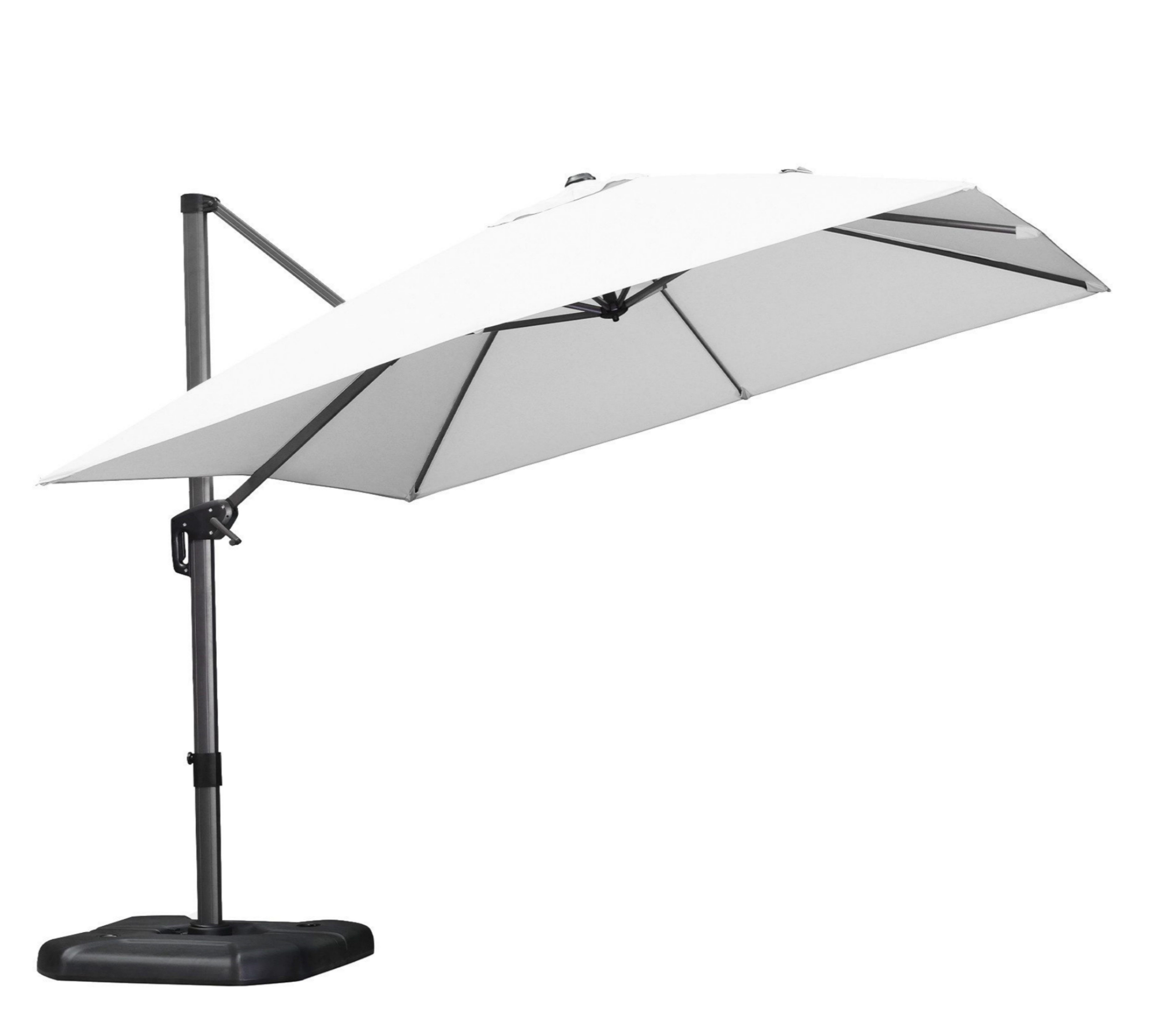 PURPLE LEAF Ampelschirm Quadratischer Terrassenschirm, Alu günstig online kaufen