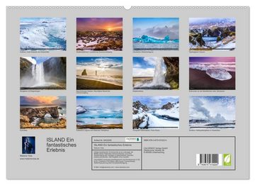CALVENDO Wandkalender ISLAND Ein fantastisches Erlebnis (Premium, hochwertiger DIN A2 Wandkalender 2023, Kunstdruck in Hochglanz)