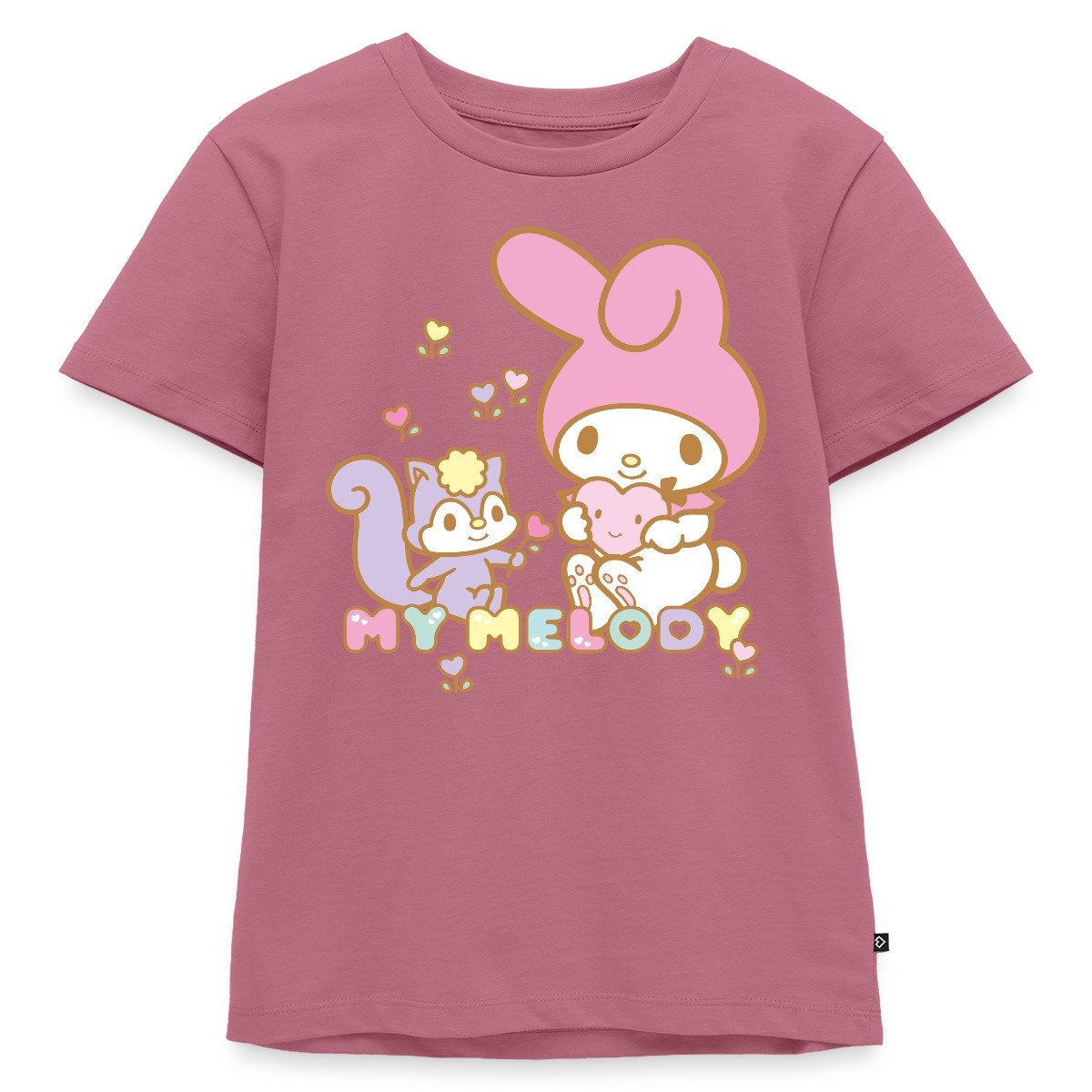 T-Shirt My Melody Pflückt Mit Risu Herzblümchen Kinder Premium T-Shirt