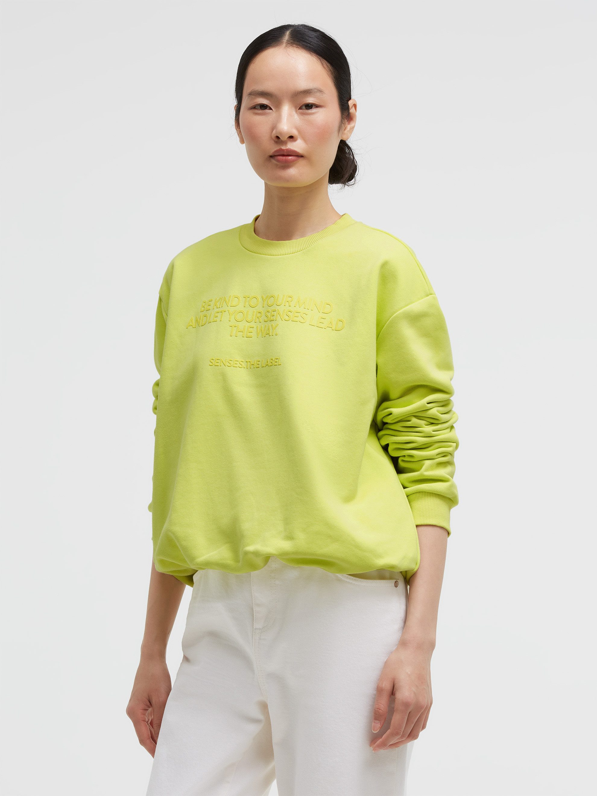 SENSES.THE LABEL Sweater mit Baumwolle