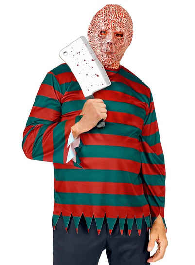 Widdmann Kostüm Nightmare Pullover, Horrorfilm-Pulli mit Wiedererkennungswert