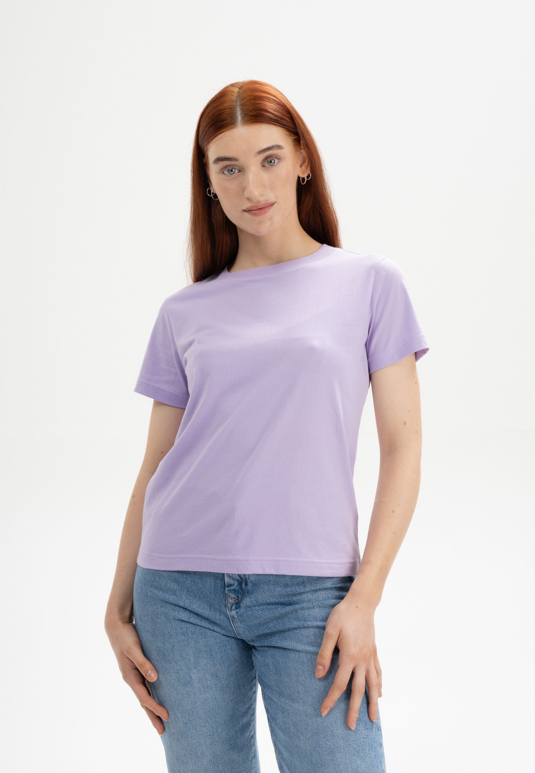 MELA Kurzarmshirt T-Shirt KHIRA Fein gerippter günstig online kaufen