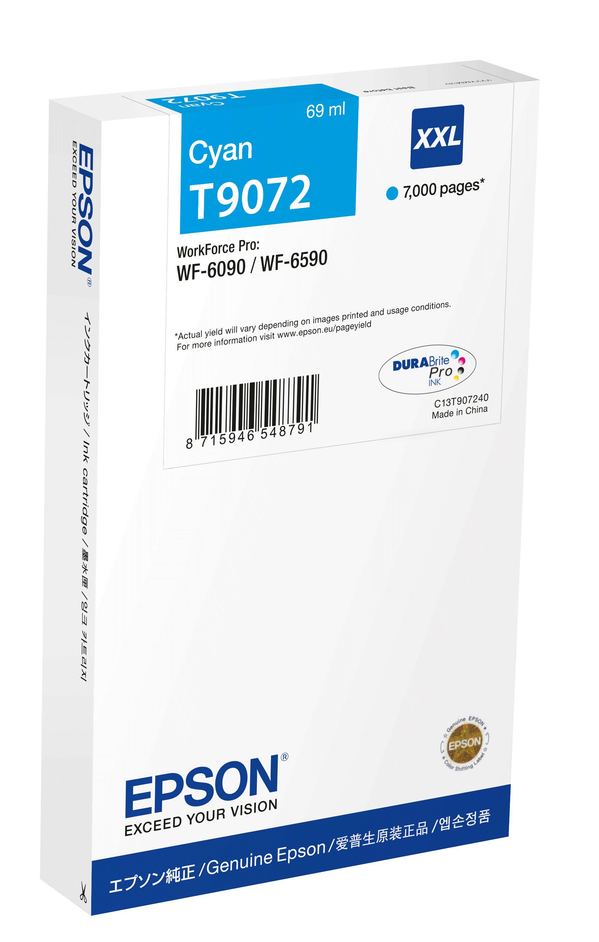 Epson Epson WF-6xxx Ink Cartridge Cyan XXL Tintenpatrone