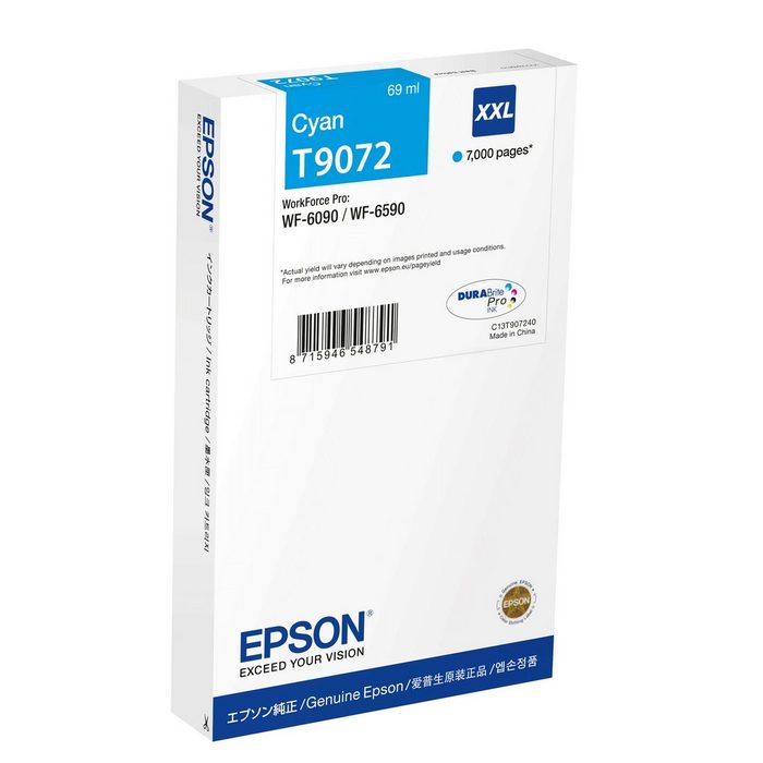 Epson Epson WF-6xxx Ink Cartridge Cyan XXL Tintenpatrone