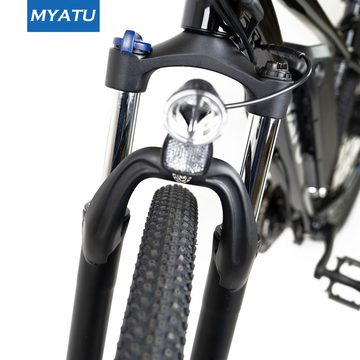 Myatu E-Bike 27,5 Zoll 1326 mit Shimano 21 Gang und 48V 10Ah Lithium-Akku, 21 Gang Shimano, Kettenschaltung, Heckmotor, bis 45-60km