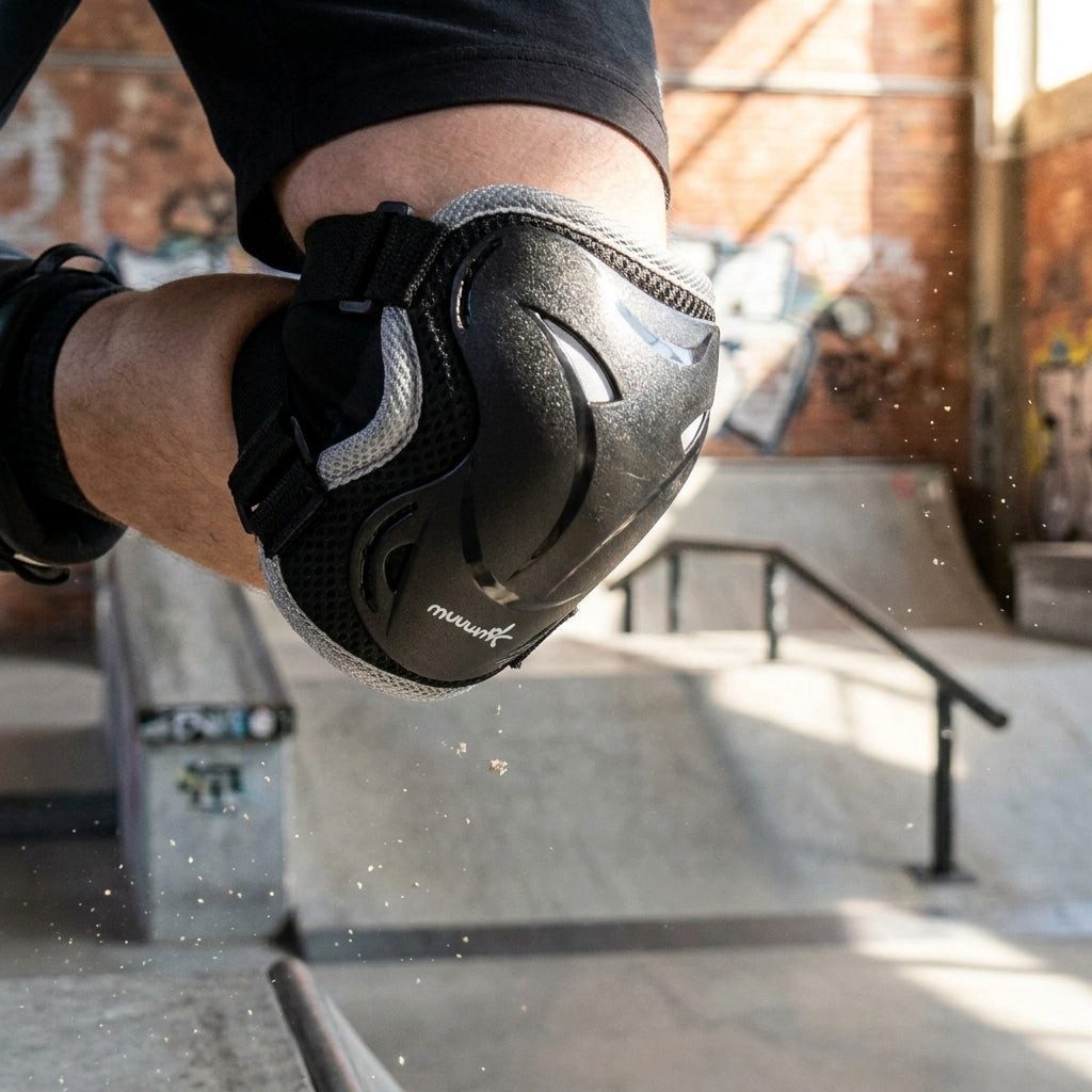 Muuwmi Laufrad Muuwmi Protektoren-Set schwarz Gr L