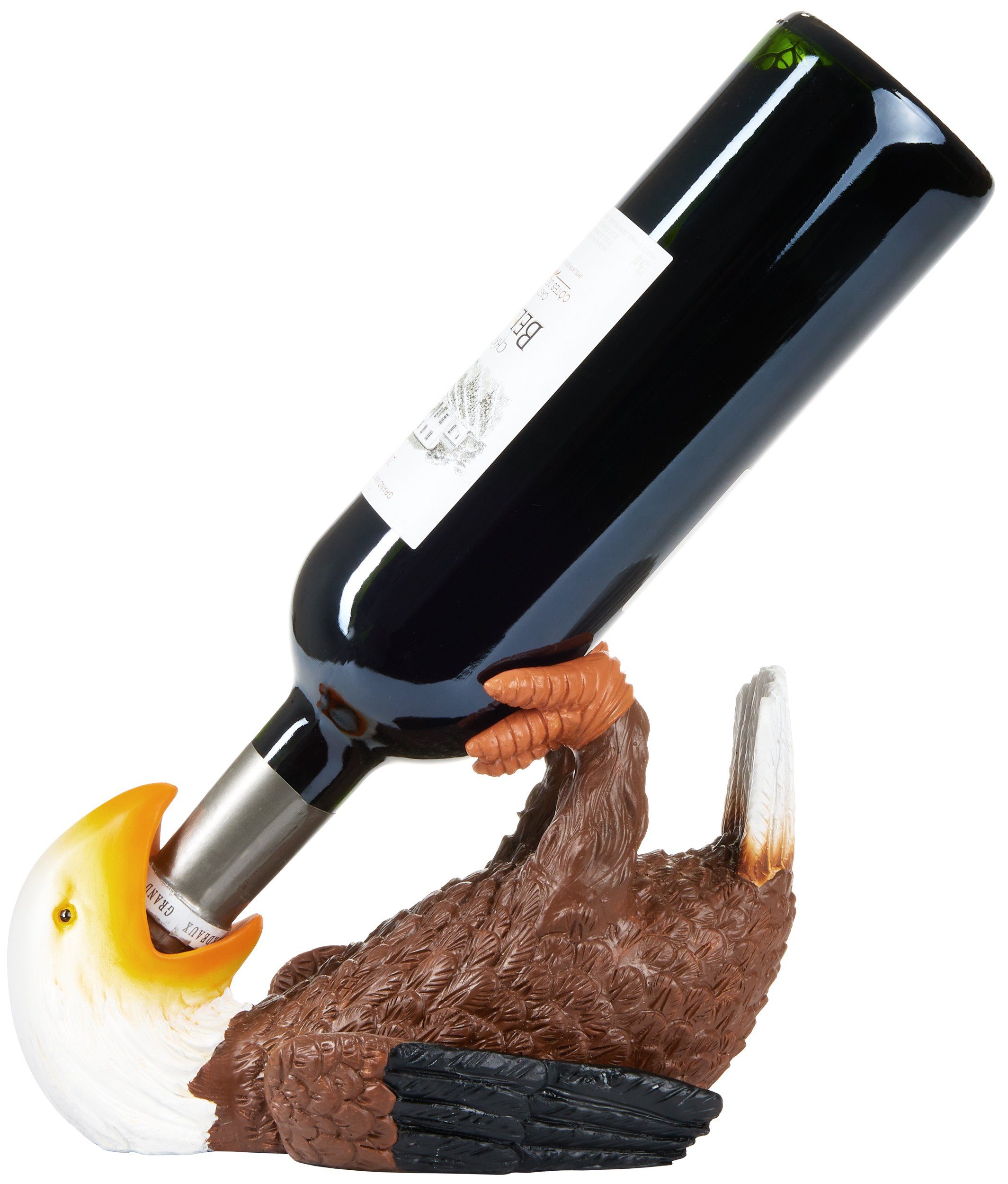 Weinflaschenhalter Durstiger Adler - Flaschenhalter Trinkende Tiere