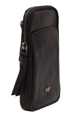 Braun Büffel Smartphonetasche NOVARA Phone Pouch schwarz, mit längenverstellbarem Umhängegurt