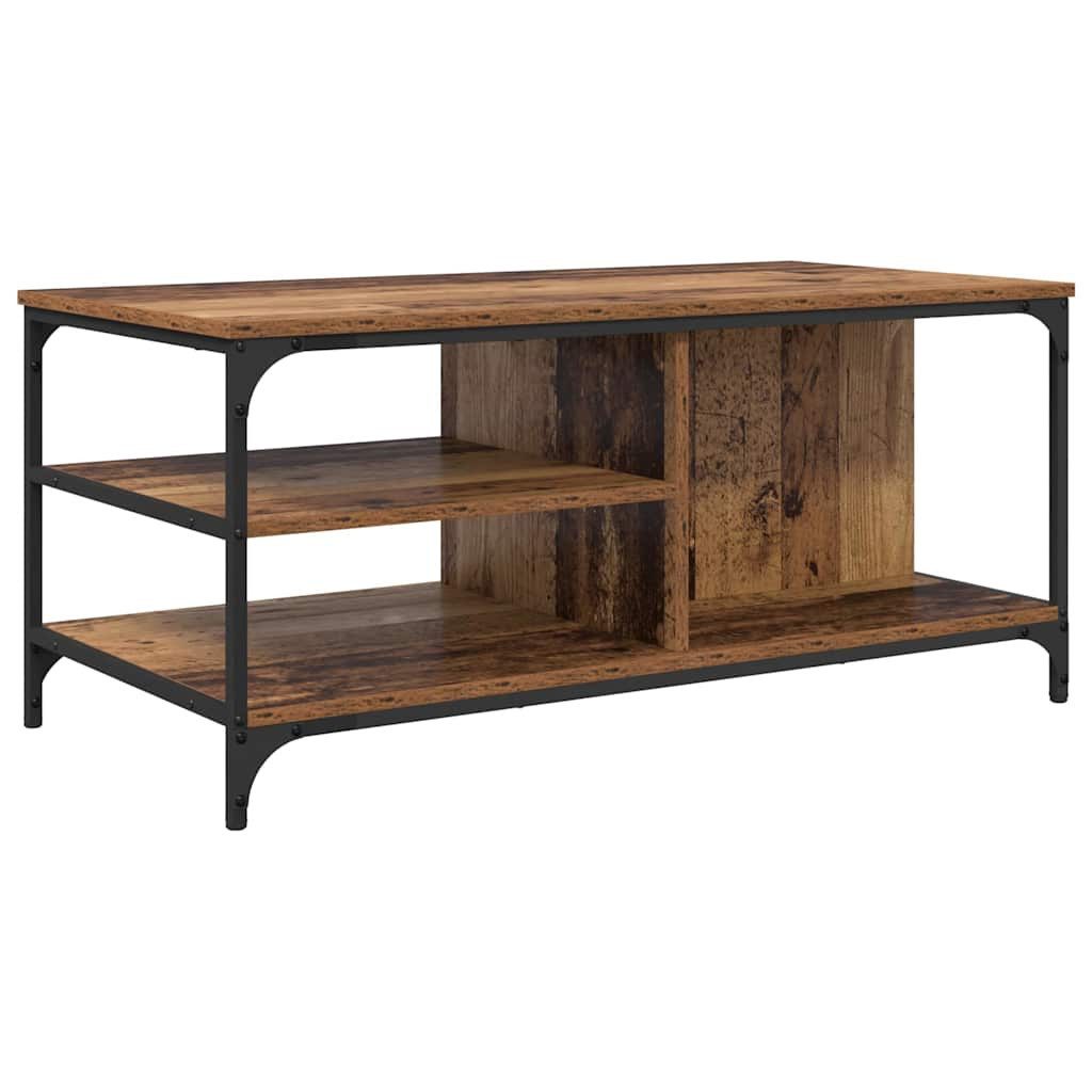 vidaXL Couchtisch Couchtisch Altholz 100 x 50 x 45 cm Holzwerkstoff (1-St)