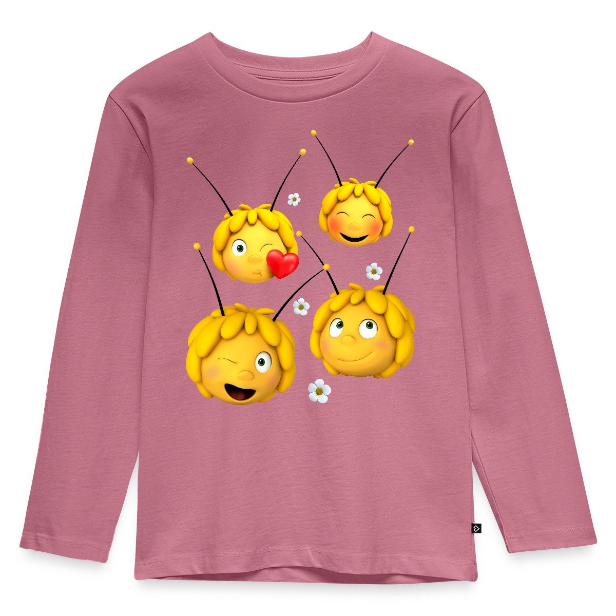T-Shirt Biene Maja Emotionen Kinder Premium Langarmshirt