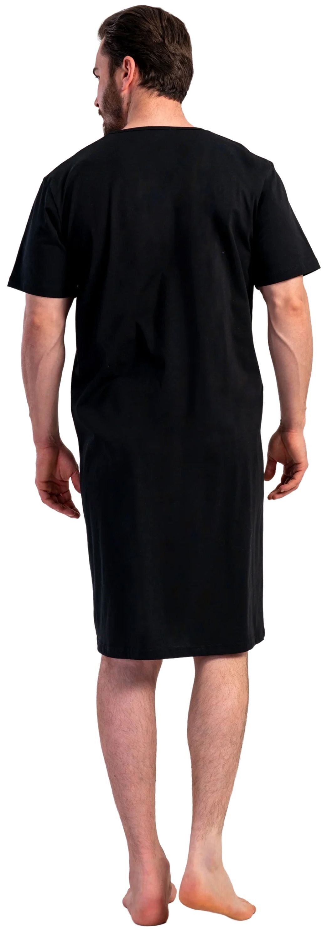 Vienetta Nachthemd Man (Packung, 1-tlg) Herren Schlafanzug Schlafshirt Nach günstig online kaufen