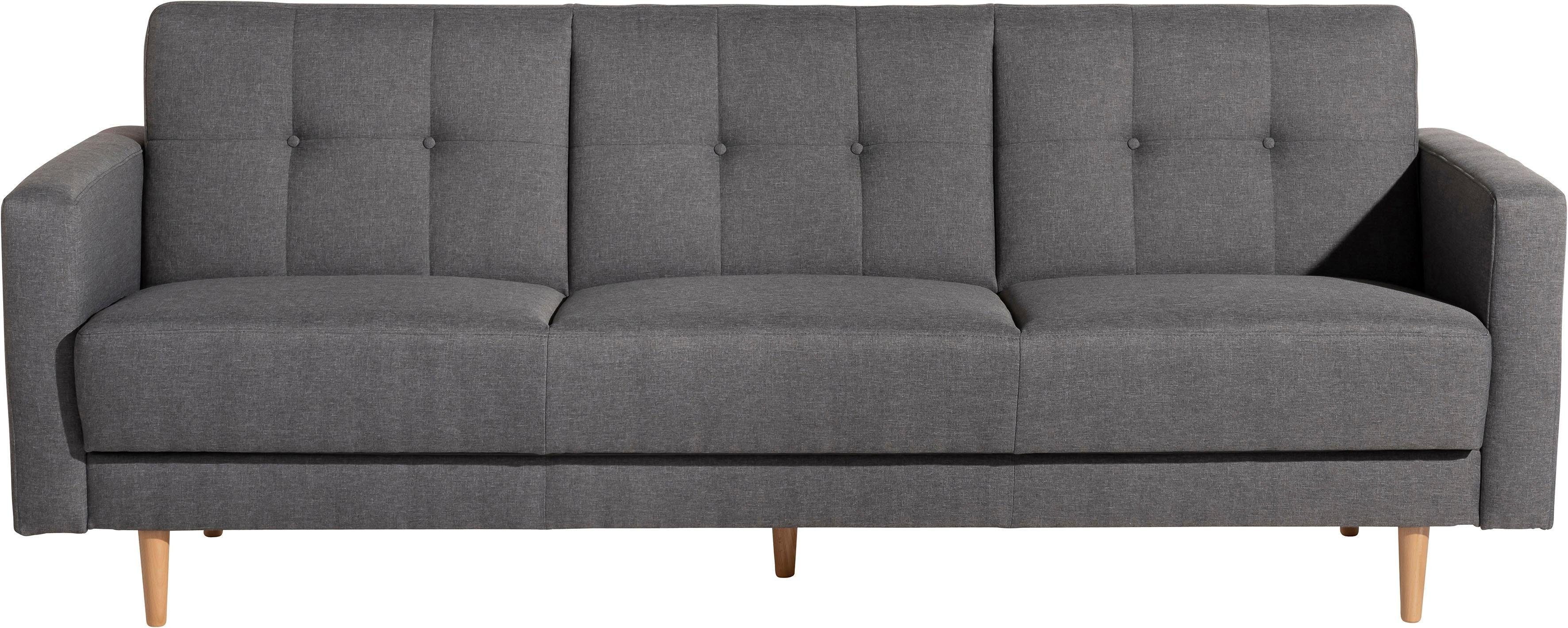Max Winzer® 3-Sitzer Jesper Kippcouch mit komfortablem Federkern, klassisch und modern, Schlafsofa mit Knopfheftung im Rücken, inklusive Bettkasten. Reduzierter Preis € 1.099,99. Unverbindliche Preisempfehlung € 2.025,00