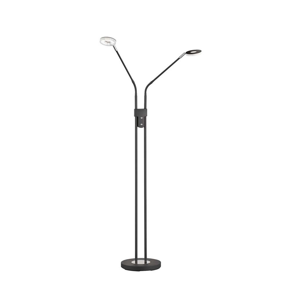 FISCHER & HONSEL LED Stehlampe, LED-Leuchtmittel fest verbaut, Farbwechsel, Neutralweiß, Warmweiß, Standleuchte Stehlampe Beistellleuchte dimmbar LED CCT