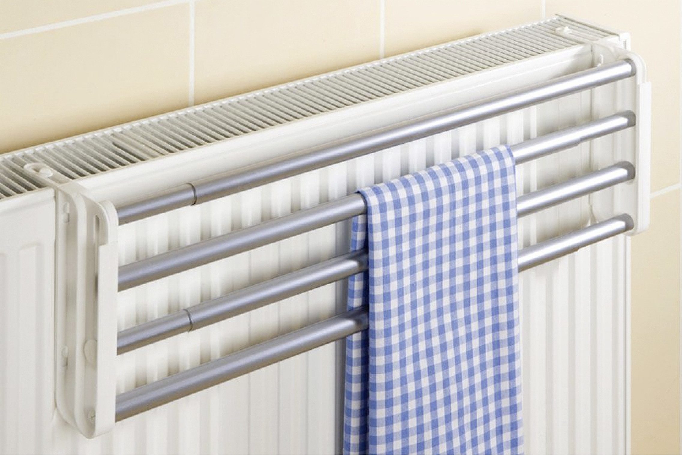 Maximex Heizkörper-Wäschetrockner Raumspar-Trockner, für Heizung, Tür oder Wand, auch für den Balkon geeignet – Bild 4 von 5