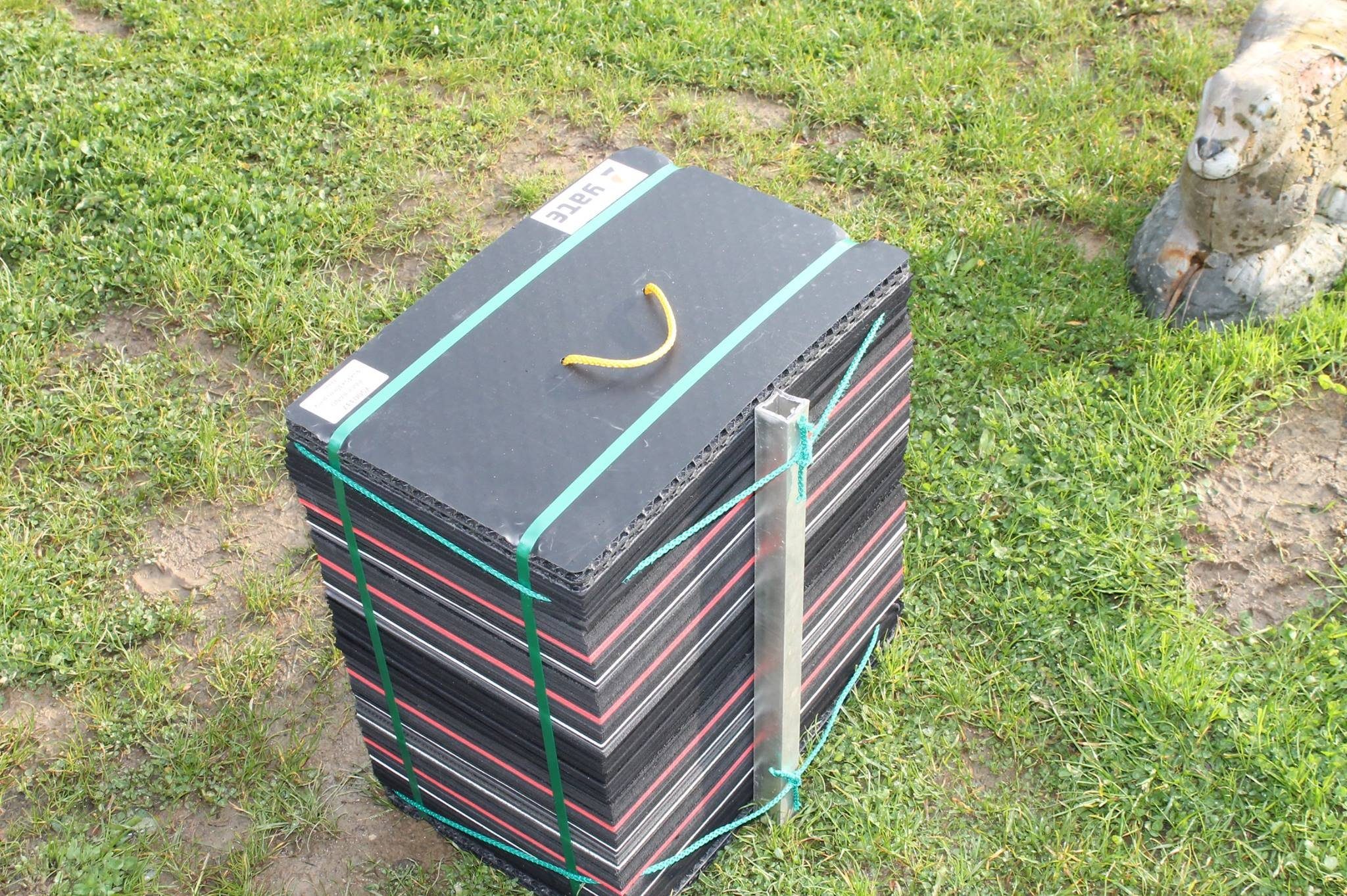 Zielscheibe Lamellen, Yate Yate Lamellen Packband, Zielscheibe im gebunden mit einzelne Packband Targets 45x45cm