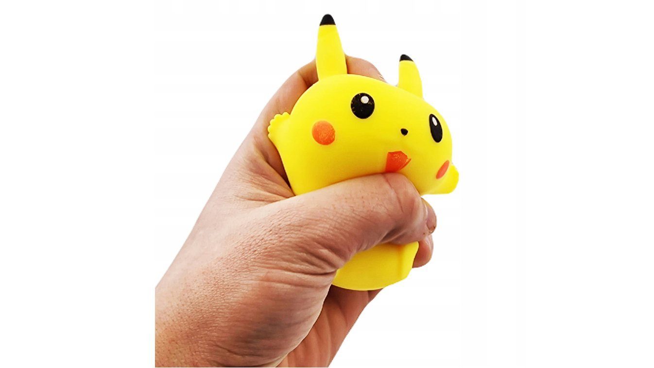 Festivalartikel Spielfigur Pikachu Squishy: Antistress-Spielzeug für Kinder und Erwachsene, (1-tlg) – Bild 3 von 4