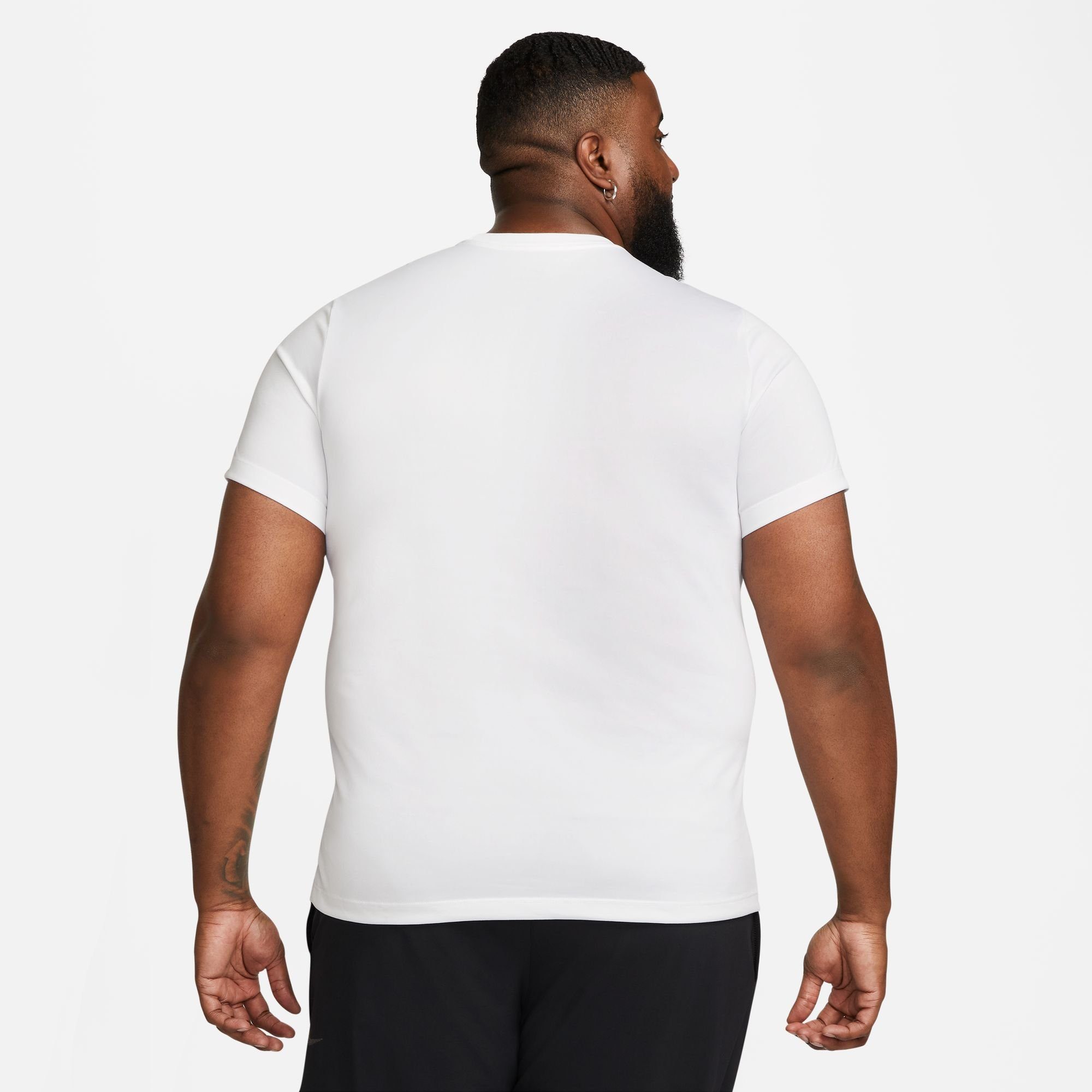 Trainingsshirt MEN'S T-SHIRT LEGEND DRI-FIT Nike FITNESS WHITE/BLACK