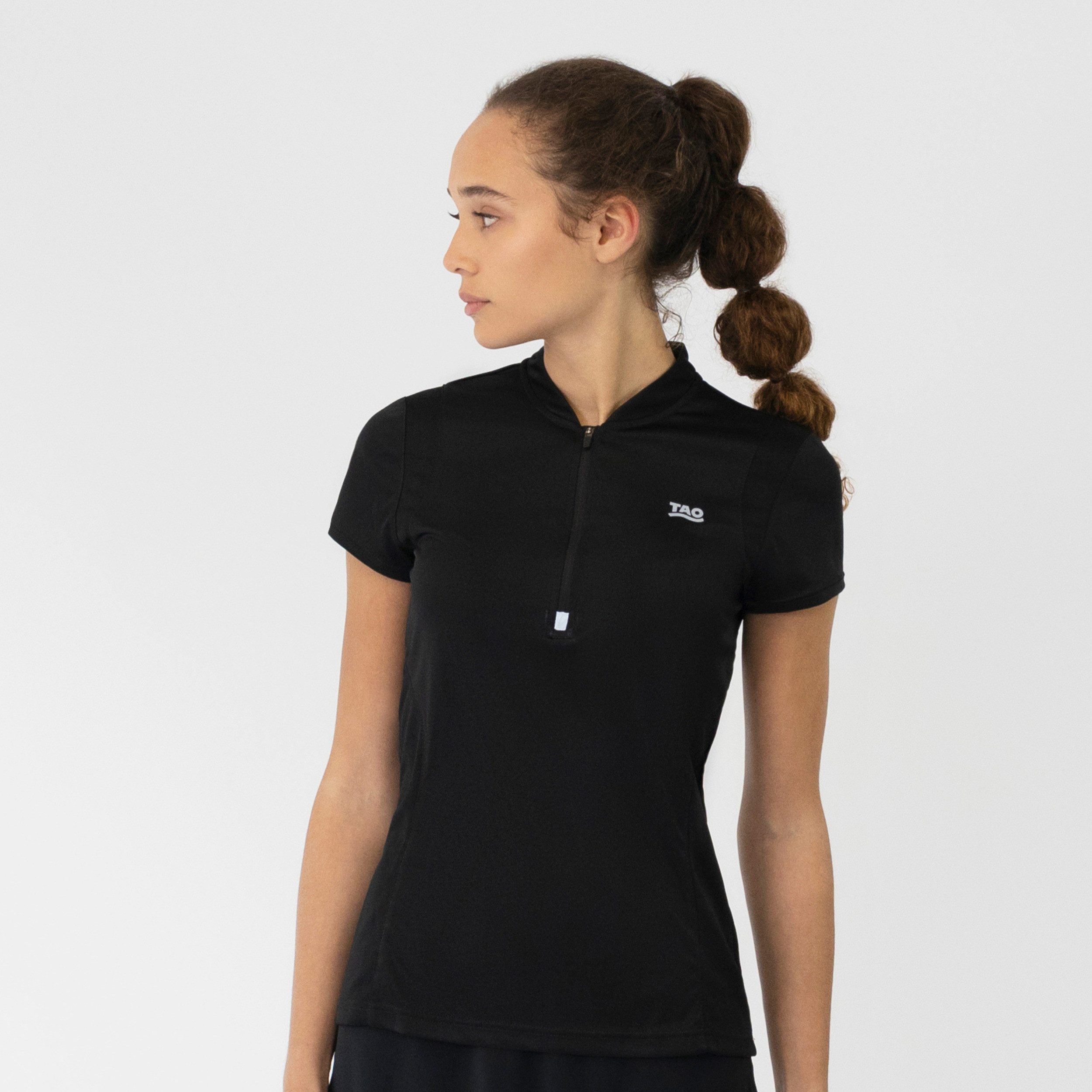 TAO Laufshirt T-Shirt RANA feststellbarer Reißverschluss