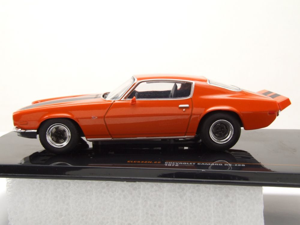 ixo Models Modellauto Chevrolet Camaro RS Z28 1972 orange, Maßstab 1:43