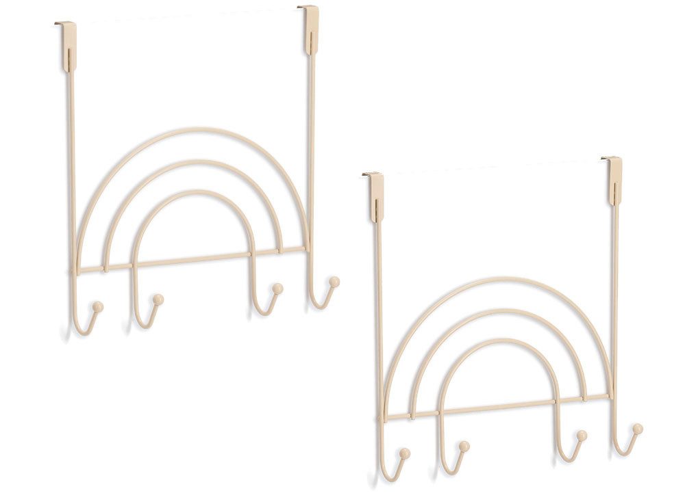 Zeller Present Garderobenleiste (Set, 2 St), Regenbogen Design
