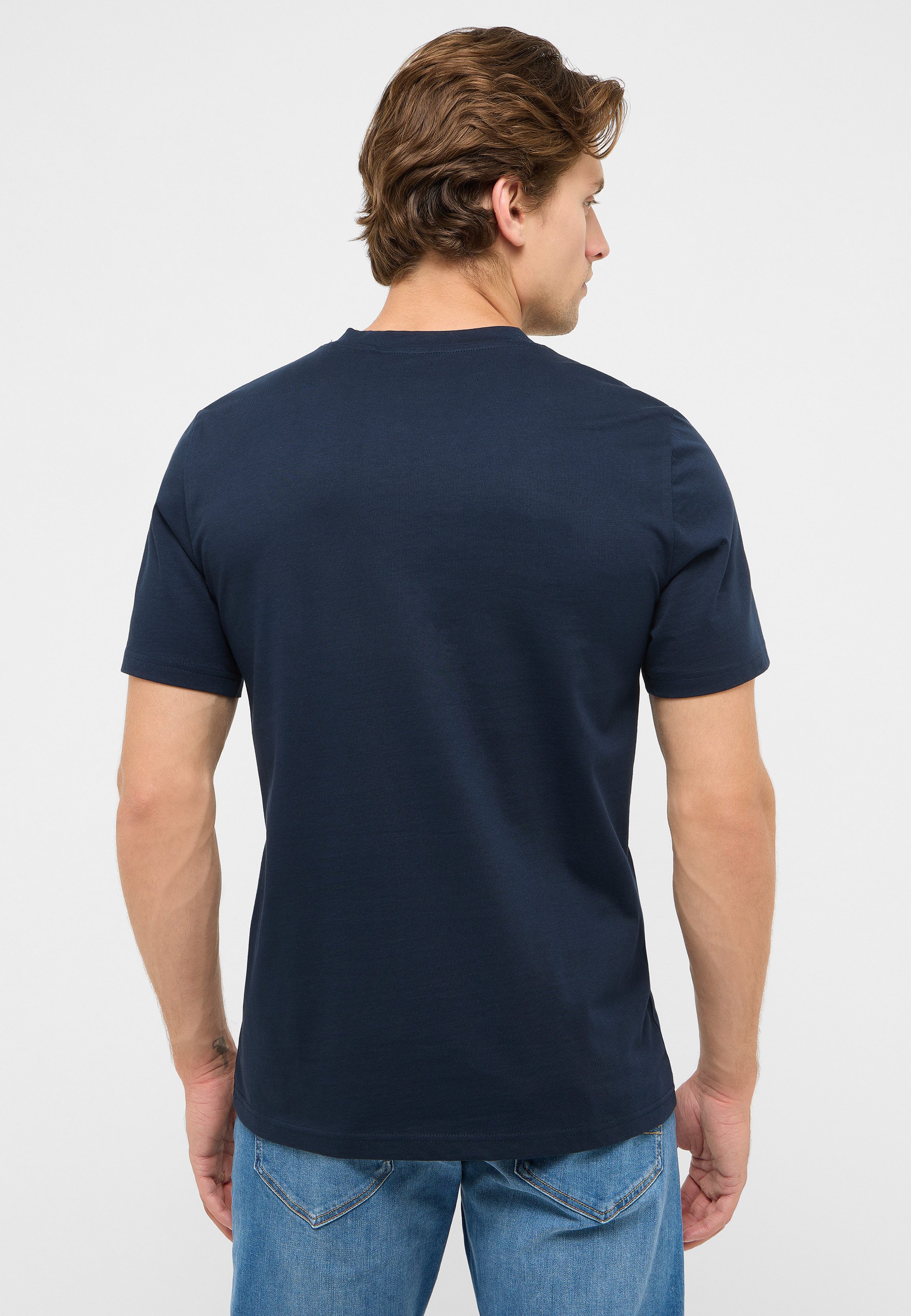 MUSTANG Kurzarmshirt Style Austin Markenprint – Bild 2 von 4