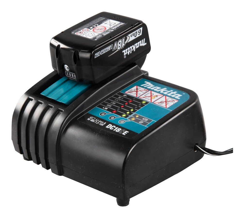 Makita Akku-Ladestation (Auto-Ladegerät DC18SE LXT, 14,4V/18V)
