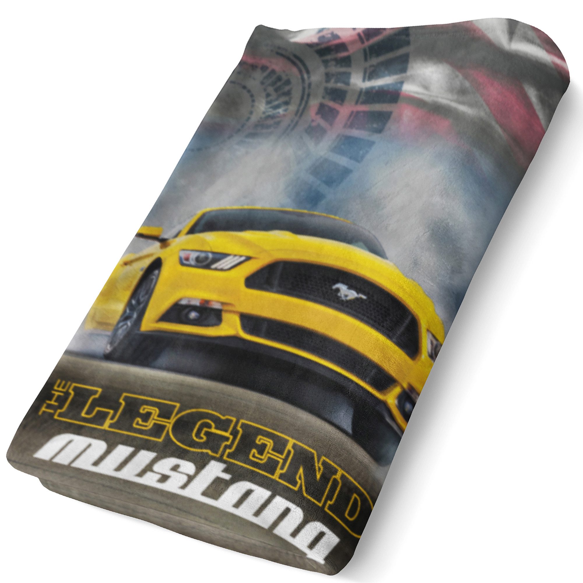 BERONAGE Strandtücher Ford Mustang Legend Badetuch 75x150 cm, 100% Baumwolle (1-St), Frottee in Velours-Qualität