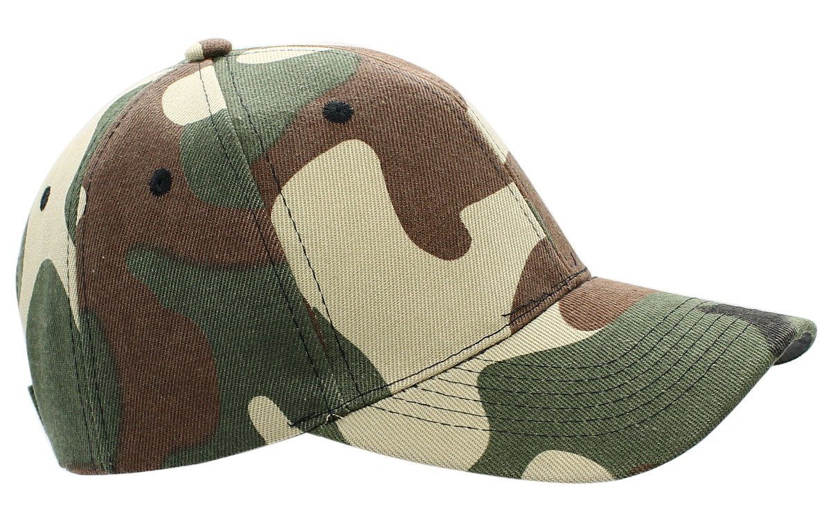 dy_mode Baseball Cap Basecap Herren Kappe Camouflage Army Muster Damen Schirmmütze mit Belüftungslöcher