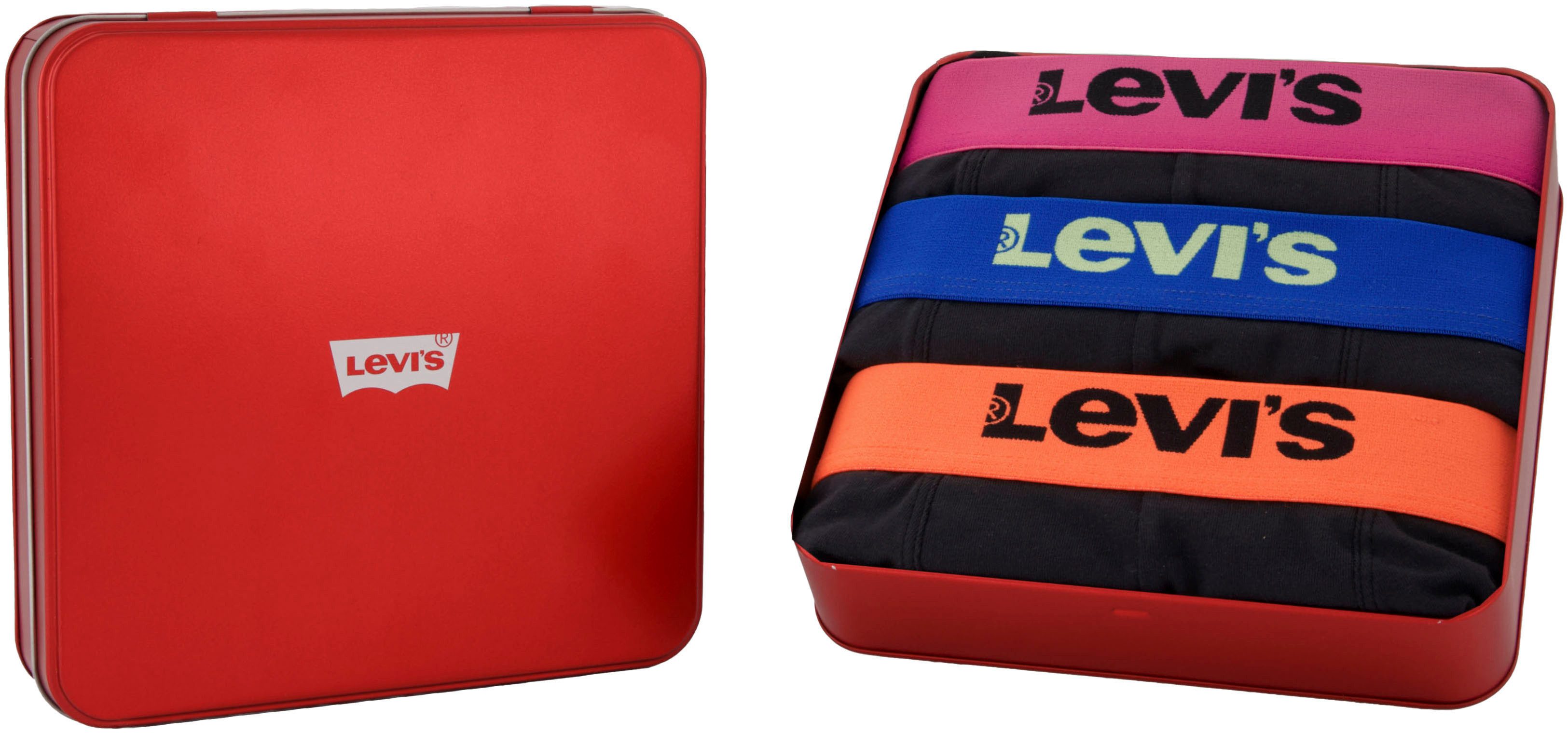 Levi's® Boxer (3er-Pack) mit kontrastfarbenem Logobund, günstig online kaufen